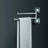 Ideal Standard IOM Square Double Towel Bar - Chrome - E2200AA - TAP 'N' SHOWER