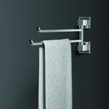Ideal Standard IOM Square Double Towel Bar - Chrome - E2200AA - TAP 'N' SHOWER