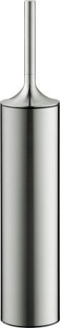 Duravit Starck T Freestanding Toilet Brush Set 80 x 80 x 432mm - Brushed Stainless Steel - 0099457000 - TAP 'N' SHOWER