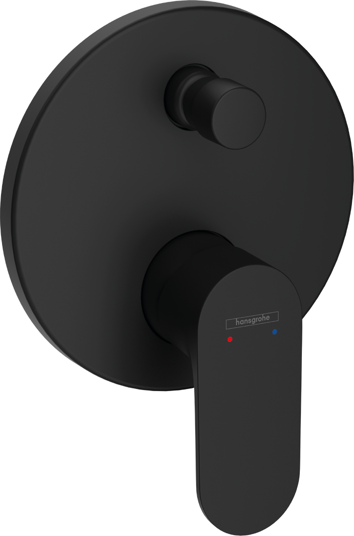 Hansgrohe Rebris S Single Lever Bath Mixer For Concealed Installation For Ibox Universal - Matt Black - 72466670