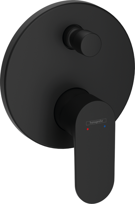 Hansgrohe Rebris S Single Lever Bath Mixer For Concealed Installation For Ibox Universal - Matt Black - 72466670