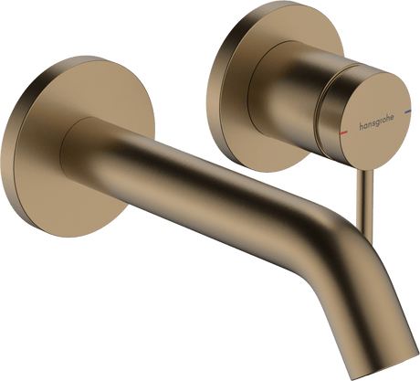 Hansgrohe Tecturis S Single Lever Basin Mixer - Brushed Bronze - 73350140 - TAP 'N' SHOWER
