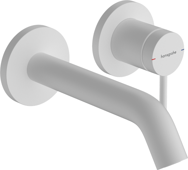 Hansgrohe Tecturis S Single Lever Basin Mixer - Matt White - 73350700 - TAP 'N' SHOWER