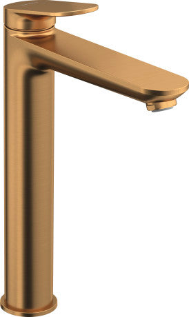 Duravit Wave Single Lever Tall Basin Mixer XL Without Waste - Brushed Bronze - WA1040002004