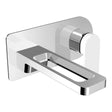 JTP Axel Wall Mounted Single Lever Chrome Basin Mixer with Matt White Handle - 74231MWH - TAP 'N' SHOWER
