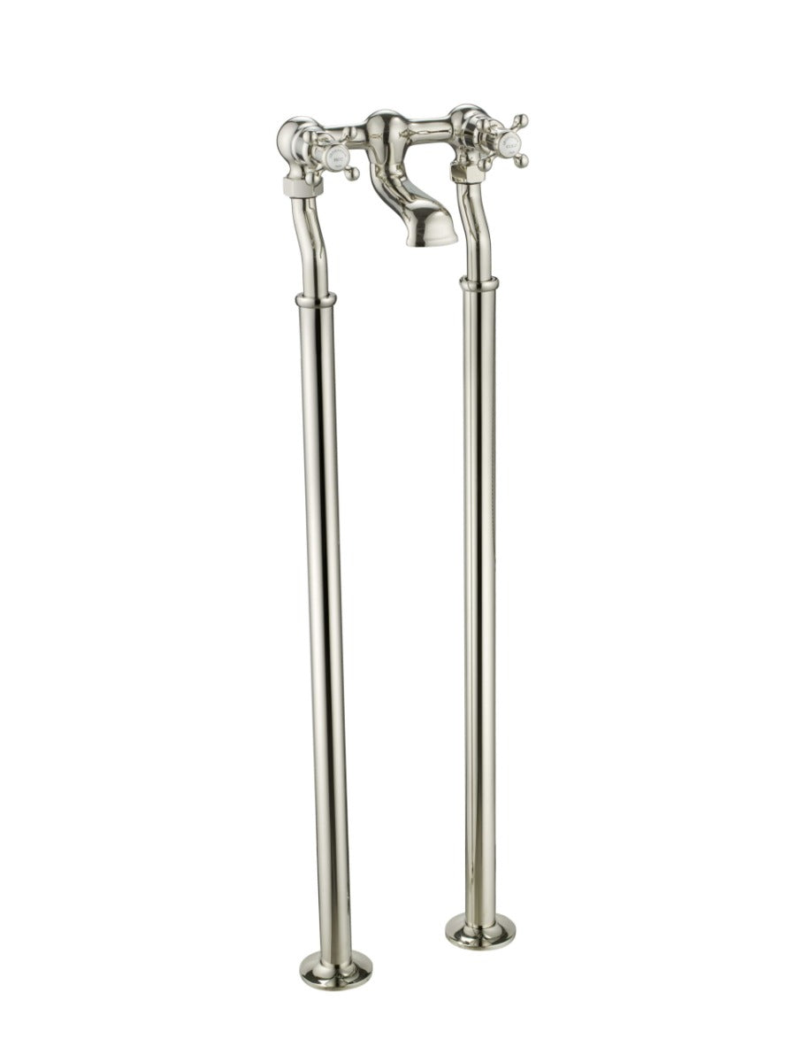 JTP Grosvenor Freestanding Bath Filler - Nickel - 76223FSNK