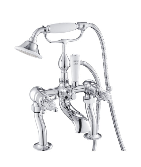 JTP Deck Mounted Bath Shower Mixer with Kit - Chrome - 76275