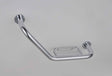 Rak Angled Grab Rail With Intergrated Soap Dish - Silver - RAKGRB9920
