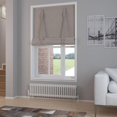 Eastbrook Rivassa Traditional Two Column Radiator 300mm x 1148mm - Gloss White - 81.0005 - TAP 'N' SHOWER