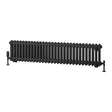 Eastbrook Rivassa Traditional Two Column Radiator 300mm x 1373mm - Matt Anthracite - 81.0022 - TAP 'N' SHOWER