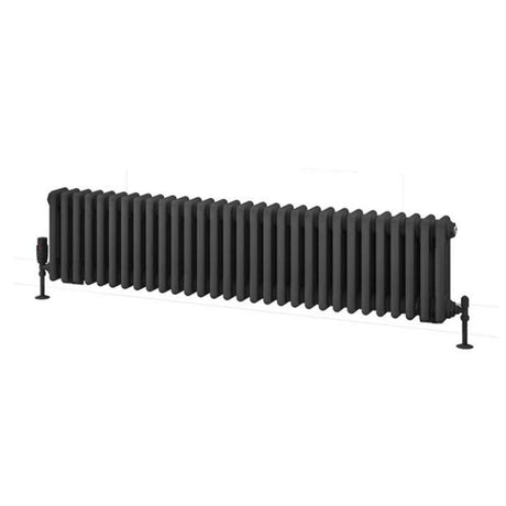 Eastbrook Rivassa Traditional 3 Column Radiator 300mm x 1373mm - Matt Anthracite - 81.0030 - TAP 'N' SHOWER