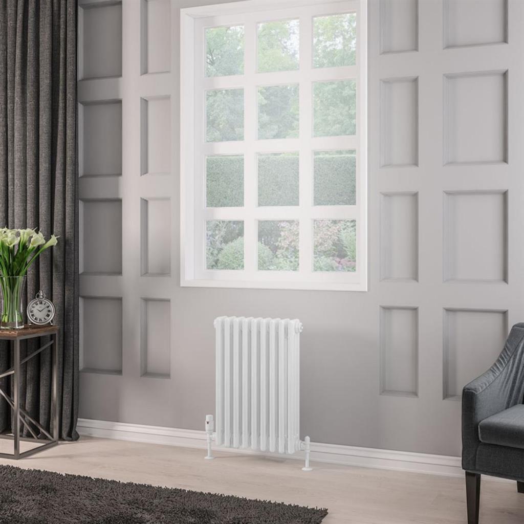 Eastbrook Rivassa Traditional Two Column Radiator 600mm x 428mm - Gloss - 81.0038 - TAP 'N' SHOWER