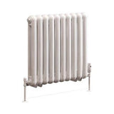 Eastbrook Rubano Horizontal Column Radiator 600mm x 623mm - Gloss White - 81.0055 - TAP 'N' SHOWER