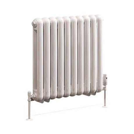 Eastbrook Rubano Horizontal Column Radiator 600mm x 623mm - Gloss White - 81.0055 - TAP 'N' SHOWER