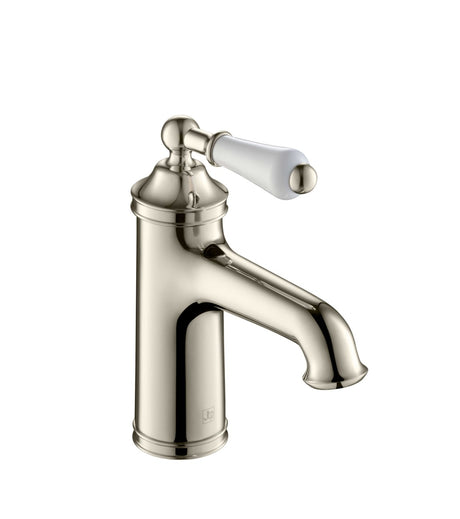 JTP Grosvenor Cross Single Lever Basin Mixer - Nickel - 85001NK