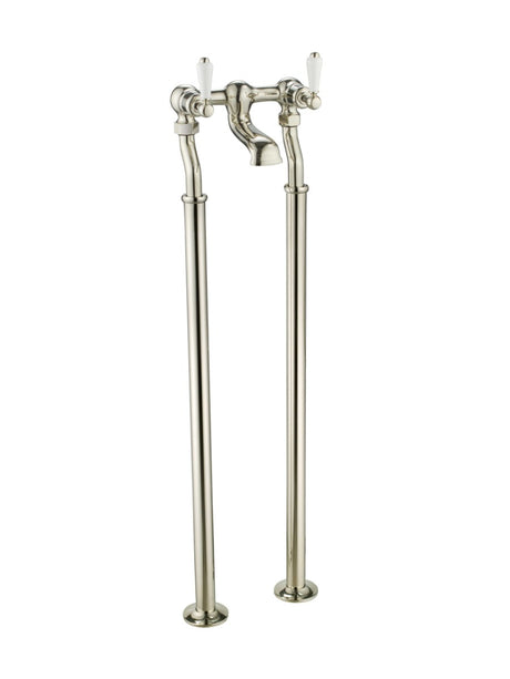 JTP Grosvenor Freestanding Bath Filler - Nickel - 85223FSNK