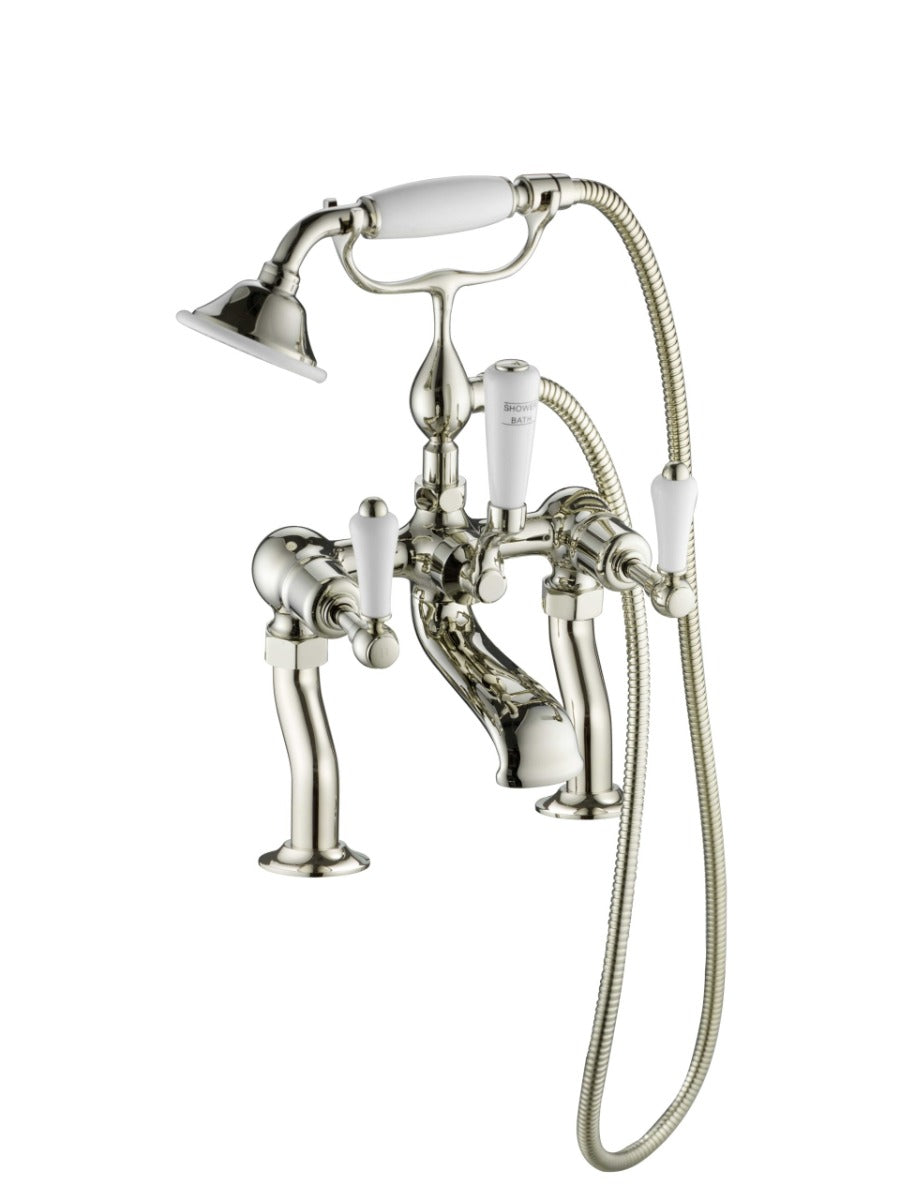 JTP Deck Mounted Bath Filler - Nickel - 85223NK