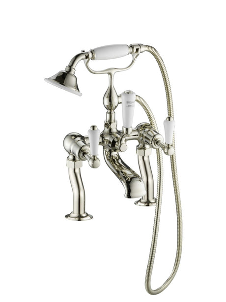 JTP Deck Mounted Bath Filler - Nickel - 85223NK