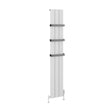 Eastbrook Rosano Aluminium Vertical Flat Panel Radiator 1800mm x 280mm - Matt White - 86.0001 - TAP 'N' SHOWER