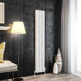 Eastbrook Guardia Aluminium Vertical Radiator 1800mm x 280mm - Matt White - 86.0029 - TAP 'N' SHOWER