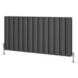 Eastbrook Guardia Aluminium Horizontal Radiator 600mm x 1230mm - Matt Anthracite - 86.0051 - TAP 'N' SHOWER