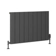 Eastbrook Peretti Aluminium Horizontal Flat Panel Radiator 600mm x 850mm - Matt Anthracite - 86.0069 - TAP 'N' SHOWER