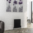 Eastbrook Vesima Aluminium Horizontal Radiators 600mm x 503mm - Matt Black - 86.0091 - TAP 'N' SHOWER