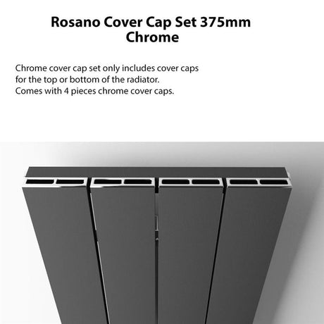Eastbrook Rosano Top Cover Cap Set 375mm - Chrome - 86.0112 - TAP 'N' SHOWER