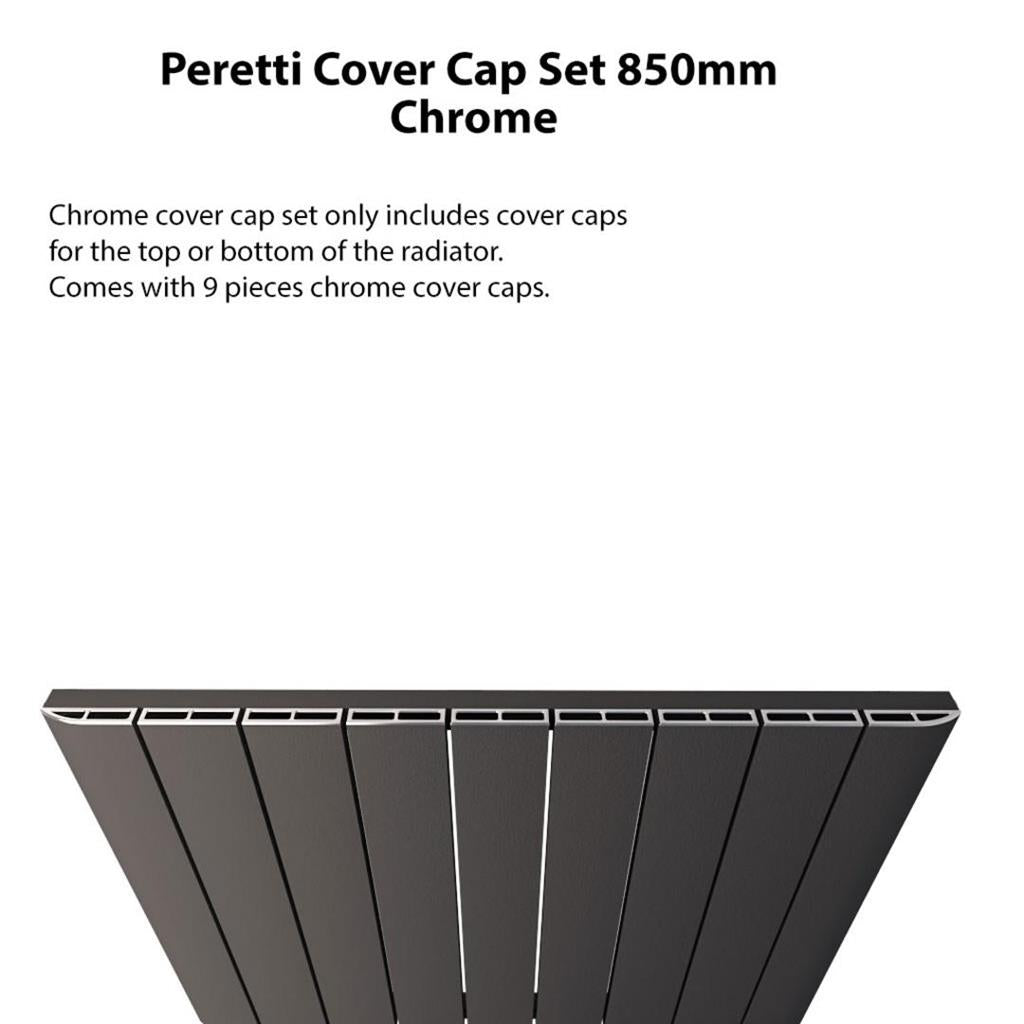 Eastbrook Peretti Top Cover Cap Set 850mm - Chrome - 86.0129 - TAP 'N' SHOWER