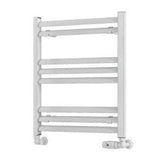Eastbrook Velor Aluminium Towel Radiator 600mm x 500mm - Matt White - 86.0158 - TAP 'N' SHOWER