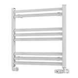 Eastbrook Velor Aluminium Towel Radiator 600mm x 600mm - Matt White - 86.0159 - TAP 'N' SHOWER