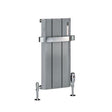 Eastbrook Peretti Aluminium Vertical Flat Panel Radiator 600mm x 280mm - Polished - 86.0176 - TAP 'N' SHOWER