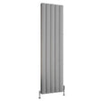 Eastbrook Guardia Aluminium Vertical Radiator 1800mm x 470mm - Grey - 86.0191 - TAP 'N' SHOWER