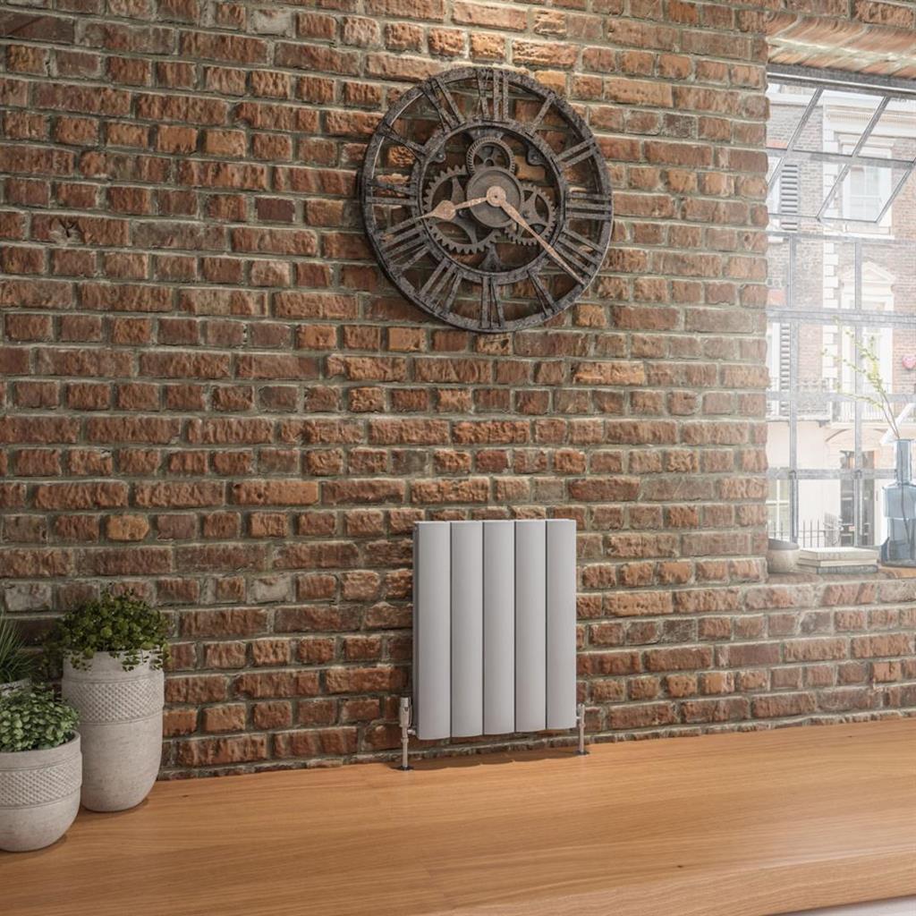 Eastbrook Guardia Aluminium Horizontal Radiator 600mm x 470mm - Matt Grey - 86.0192 - TAP 'N' SHOWER
