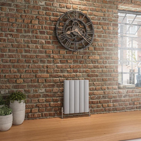 Eastbrook Guardia Aluminium Horizontal Radiator 600mm x 470mm - Matt Grey - 86.0192 - TAP 'N' SHOWER