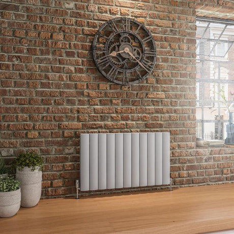 Eastbrook Guardia Aluminium Horizontal Radiator 600mm x 1040mm - Matt Grey - 86.0195 - TAP 'N' SHOWER