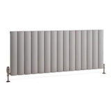 Eastbrook Guardia Aluminium Horizontal Radiator 600mm x 1420mm - Matt Grey - 86.0197 - TAP 'N' SHOWER