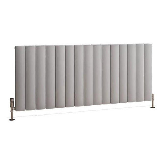 Eastbrook Guardia Aluminium Horizontal Radiator 600mm x 1420mm - Matt Grey - 86.0197 - TAP 'N' SHOWER