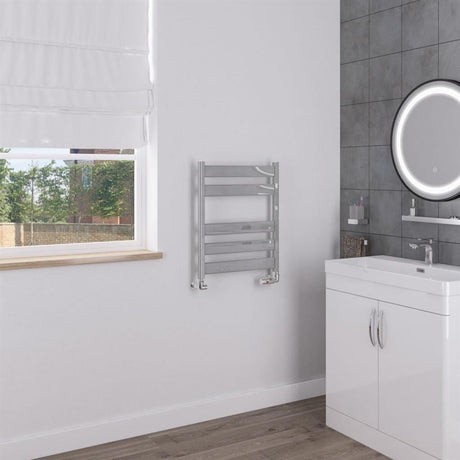 Eastbrook Pelago Aluminium Towel Radiator 600mm x 500mm - Polished - 86.0212 - TAP 'N' SHOWER