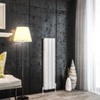 Eastbrook Guardia Aluminium Vertical Radiator 280mm x 1200mm - Matt White - 86.0446 - TAP 'N' SHOWER