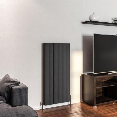 Eastbrook Guardia Aluminium Vertical Radiator 565mm x 1200mm - Matt Anthracite - 86.0456 - TAP 'N' SHOWER