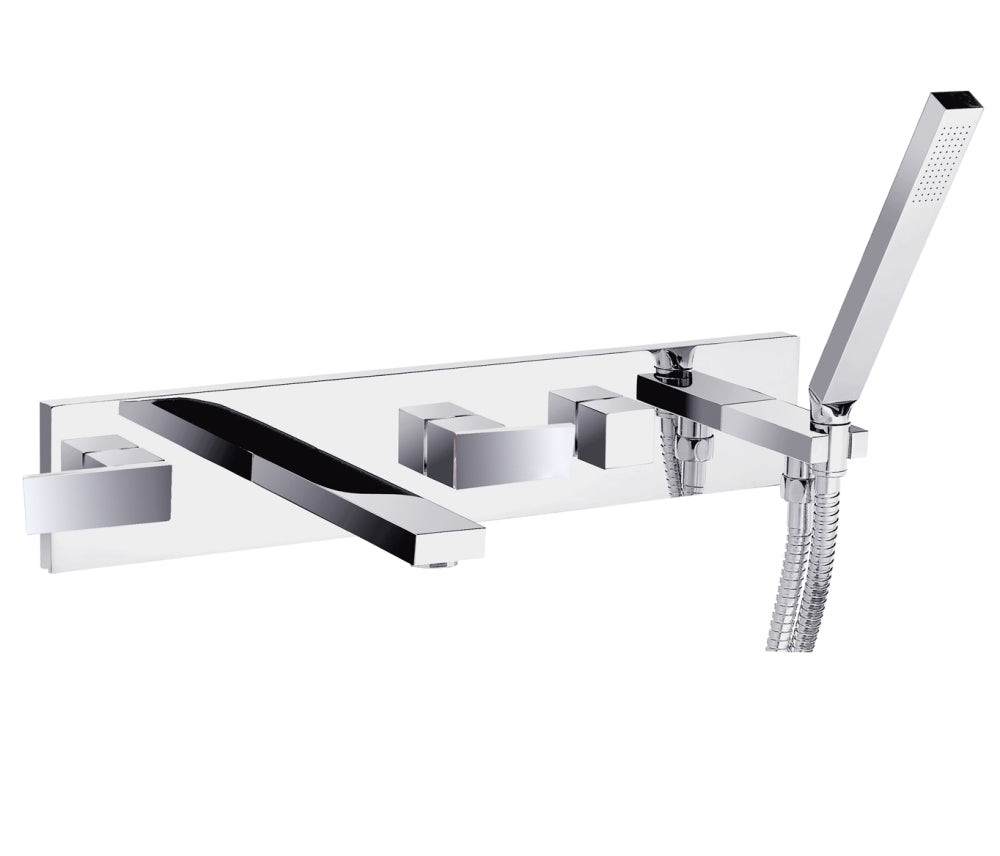 JTP Athena 5 Hole Bath Shower Mixer - Chrome - 86577