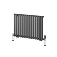 Eastbrook Tunstall Horizontal Designer Radiator 600mm x 825mm - Matt Anthracite - 89.0017 - TAP 'N' SHOWER