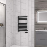 Eastbrook Tunstall Designer Towel Radiator 800mm x 600mm - Matt Black - 89.0043 - TAP 'N' SHOWER