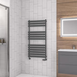 Eastbrook Tunstall Designer Towel Radiator 1200mm x 600mm - Matt Anthracite - 89.0046 - TAP 'N' SHOWER