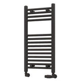 Eastbrook Wingrave Straight Ladder Towel Radiator 800mm x 400mm - Matt Anthracite - 89.0068 - TAP 'N' SHOWER