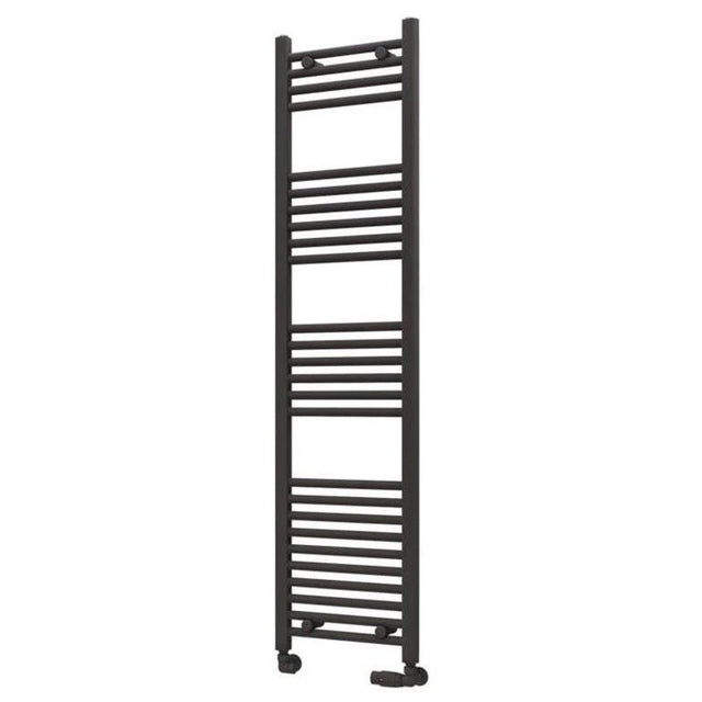 Eastbrook Wingrave Straight Ladder Towel Radiator 1600mm x 400mm - Matt Anthracite - 89.0071 - TAP 'N' SHOWER