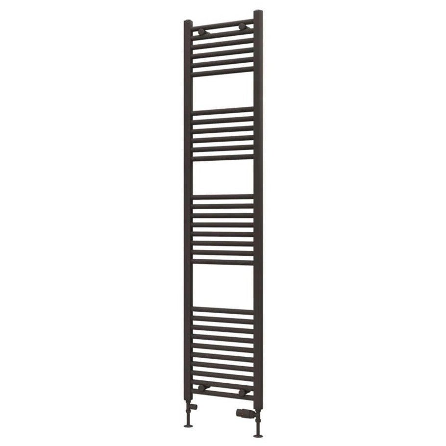 Eastbrook Wingrave Straight Ladder Towel Radiator 1800mm x 400mm - Matt Anthracite - 89.0072 - TAP 'N' SHOWER