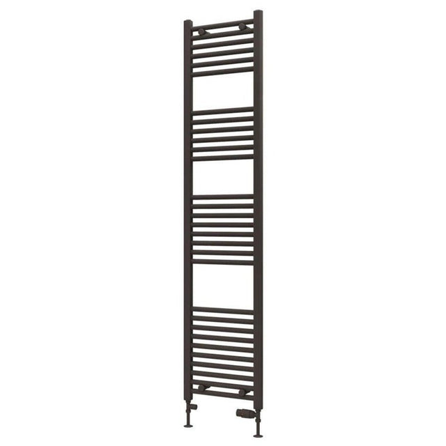 Eastbrook Wingrave Straight Ladder Towel Radiator 1800mm x 400mm - Matt Anthracite - 89.0072 - TAP 'N' SHOWER
