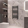 Eastbrook Wingrave Straight Ladder Towel Radiator 1000mm x 500mm - Matt Anthracite - 89.0074 - TAP 'N' SHOWER